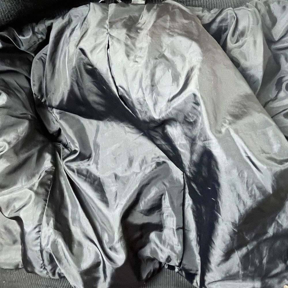 Adidas Respect Me Missy Elliot Jacket Size 14 Fur Hooded Black Puffa Puffer Y2K - Picture 15 of 16